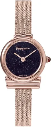 Ferragamo Gancini Quartz Blue Dial Ladies Watch SF1X00419