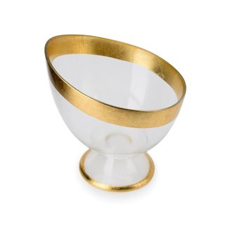 Classic Touch Footed Candy Bowl- Gold