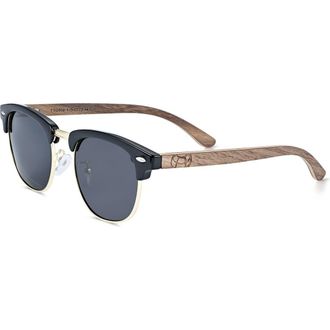 Earth Wood Marokopa Polarized Sunglasses in Walnut/grey at Nordstrom