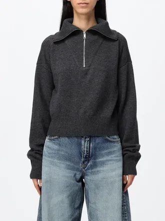 Coperni Wool and Cashmere Jumper with Sailor Collar and Zip
