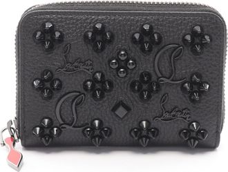 Christian Louboutin Black Leather Coin Purse/Coin Case (Pre-Owned)
