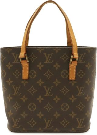 Louis Vuitton Brown Monogram Canvas Handbag Tote Bag (Pre-Owned)