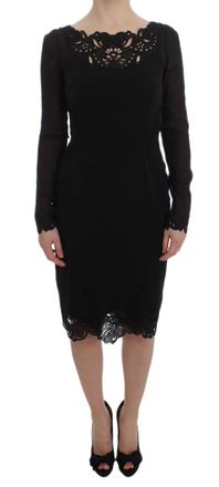 Dolce & Gabbana Lasergesneden Bloemen Cocktailjurk