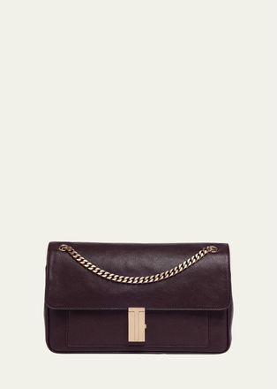 Tom Ford Mia T-Clasp Leather Shoulder Bag