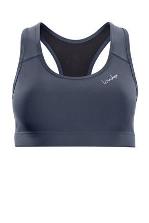 Winshape Sport-Bustier WINSHAPE Functional Comfort Sport-BH SB102C, Damen, Gr. XXL, grau (anthrazit), 85% Polyester, 15% Elasthan, BHs Sport-Bustier, mit herau