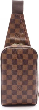 Louis Vuitton Brown Damier Canvas Coated Canvas Fanny Pack Sling Bag (Pre-Owned)