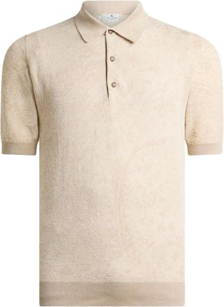 Etro Polo con stampa paisley - Toni neutri