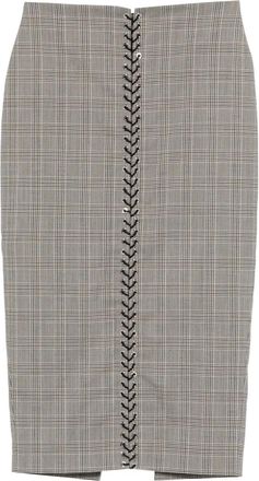 Ludovic de Saint Sernin Gonna a quadri - Grigio