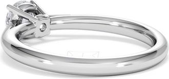 The Diamond Store Engagement Ring Certified Elysia 18K White Gold Diamond 0.50CT