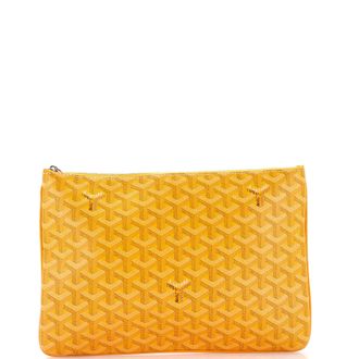 Goyard Senat Zip Pouch Coated Canvas MM