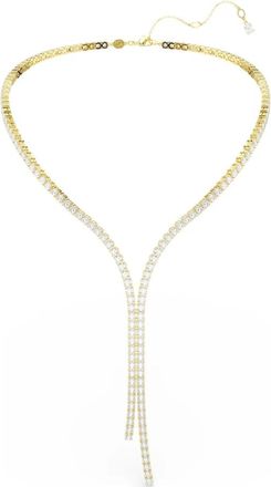 Swarovski Matrix Y-ketting - Dames - Accessoires - Wit - Maat: ONE Size