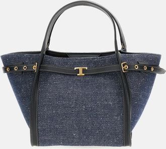 Tod's Borsa Shopping In Tessuto Piccola