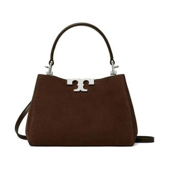 Tory Burch Mini Handtas Eleanor - Dames - Handtassen - Bruin - ONE Size - Leer - Tassen