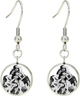 Generic Katseye Merch Earrings Gifts Beautiful Chaos Katseye Merchandise Earrings for Korean Group Fans A05