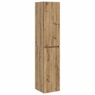 vidaXL Mueble De Ba&ntilde;o Montado En La Pared Roble Artisan Vidaxl
