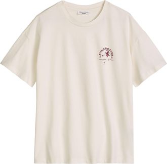 Marc O'Polo Denim T-Shirt MARC OPOLO DENIM, Damen, Gr. XL, silky wei&szlig;, Jersey, Obermaterial: 100% Baumwolle, relaxed fit normal, Rundhals, Shirts T-Shirt, relaxed aus B