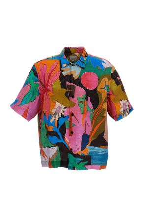 Paul Smith Short-Sleeve Patterned Shirt