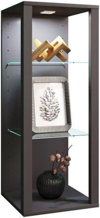 ebuy24 Ebuy24 - Vcm Vitrina Colgante Vitrina Vidrio Con Vidrio De Seguridad Esg Dimensiones Aprox. Al. 90 X An. 35 X P. 35 Cm Gabinete Colgante De Vidrio Mod