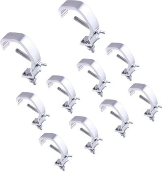 OEM Juego De 10 Abrazaderas Para Iluminaci&oacute;n De Escenario De 30-50 Mm - Gancho De Acero - Abrazadera En C Resistente - Para Iluminaci&oacute;n De Dj Y Luces De E