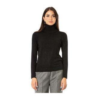 Max Mara Kiku Turtleneck - Dames - Truien - Zwart - Maat: L Zijde