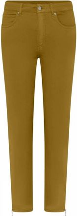 C.Ro Slim-fit Jeans - Dames - Slim Fit Jeans - Geel - L - Jeans