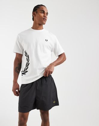 Fred Perry Tennis performance - Pantaloncini da tennis neri con logo-Nero