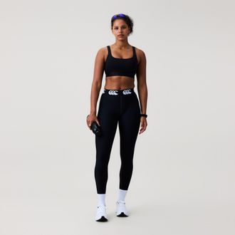 Canterbury Of New Zealand Dames/Dames Logo Legging (Zwart)