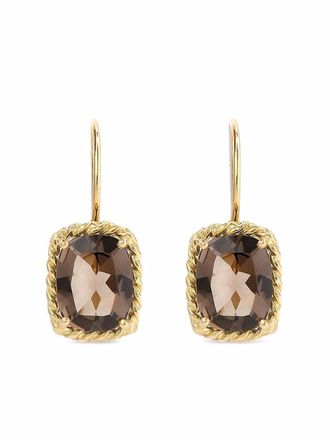 Dolce & Gabbana 18kt yellow gold Anna quartz earrings - women - 18kt Yellow Gold/quartz - OS