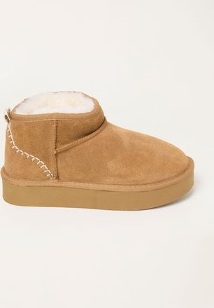 Fat Face FatFace Maeve Tan Brown Suede Mini Boot