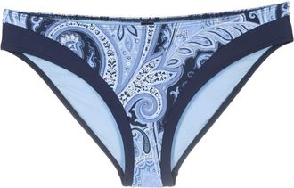 Marlies Dekkers Cache Coeur paisley-print bikini bottoms - women - Recycled Nylon/Spandex/Elastane - M - Blue