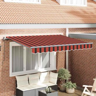 vidaXL Toldo Retr&aacute;ctil Naranja 300 X 200 Cm Tela Vidaxl