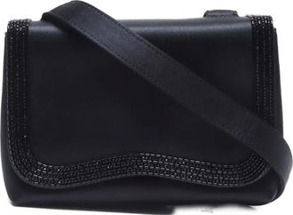 Chanel Borsa a tracolla mini in raso anni 2000 - Nero