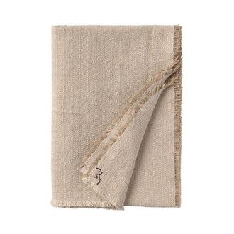 Lorena Canals Handloom Plaid Natural in Natural And Beige at Nordstrom, Size Medium