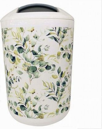 Trade Shop Trade Shop - Pattumiera Cestino Secchio Rifiuti Gettacarte Accessori Bagno Fiori Foglie 87058