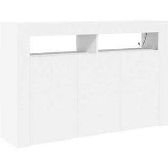 vidaXL Vitrina Blanco 116 X 30 X 75 Cm Madera Contrachapada Vidaxl