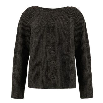 D.exterior Ronde hals knitwear - Dames - Ronde hals truien - Grijs - M - Truien & Vesten