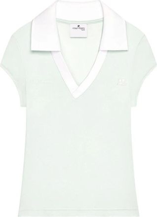 Courr&egrave;ges Polo Shirts - Dames - Polos - Blauw - M - Tops