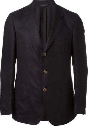 Loro Piana three button blazer - Blu