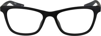 Nike NI-1063651 Stainless Steel Cat Eye Eyeglasses - Black