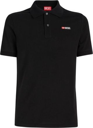 Diesel T-Smith-Div zwart poloshirt