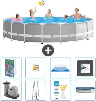 Intex Piscina Prism Frame Redonda - 549x122 Cm - 9-piezas S525