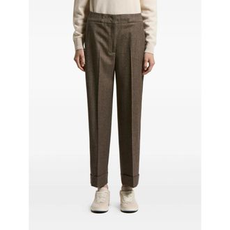 PESERICO Cuffed-hem Trousers