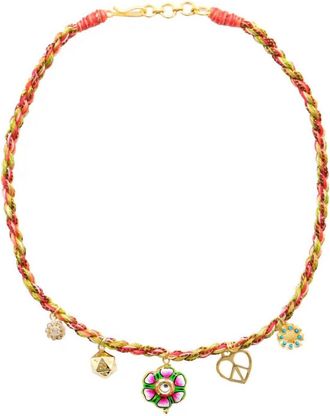 Monoki Womens Grigri Choker In Flower