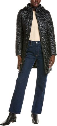 Via Spiga Box Quilt Walker Coat