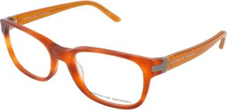 Porsche Design Glasses, male, Brown, Size: ONE SIZE Brown Acetate Frame Glasses Havana Dial