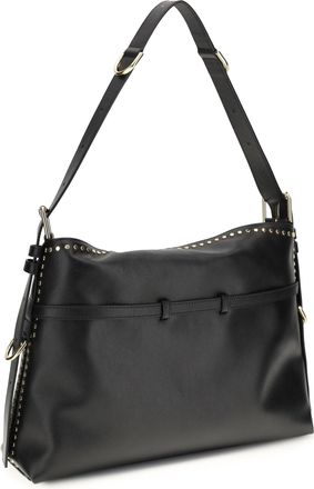 Givenchy Womens Shoulder Bag Voyou Shiny Leather Black Calfskin Handbags Hand
