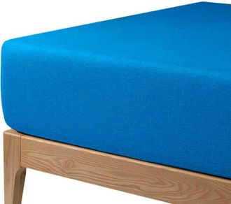 Colchones Aznar Sabana Bajera Protectora Transpirable Respira Para Beb&eacute; 60x120 Cm - Azul Nautic