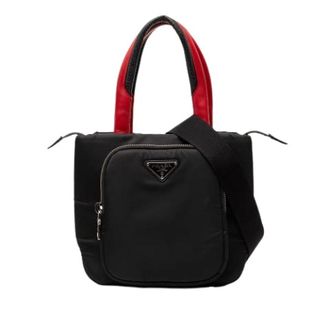 Prada unisex, Pre-owned, Zwart, Maat: ONE Size Leer
