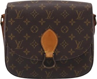 Louis Vuitton Saint Cloud Monogram Canvas Brown Canvas Handbag (Pre-Owned)