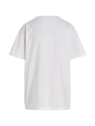 Maison Margiela Logo-Print Cotton T-shirt - White